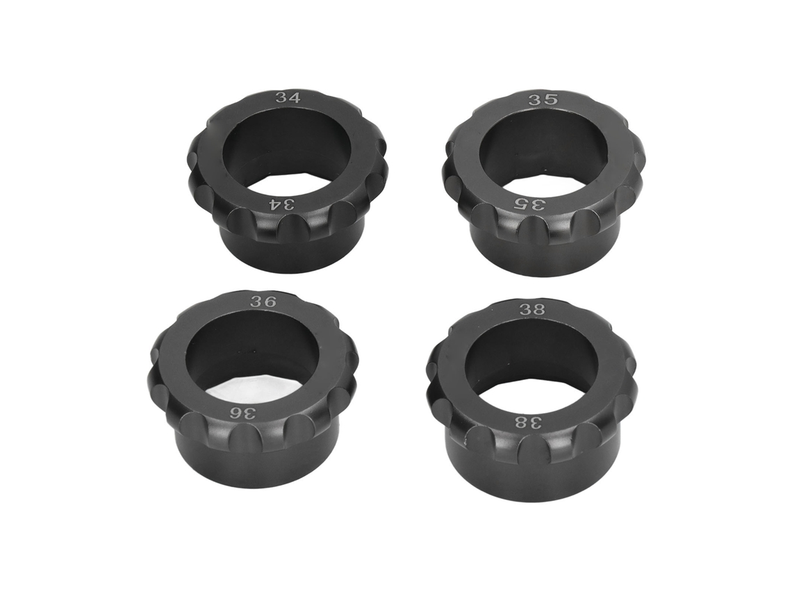 Kit De 4 Matrices De Aluminio Para Abrir Y Reparar Cajas De Relojes.