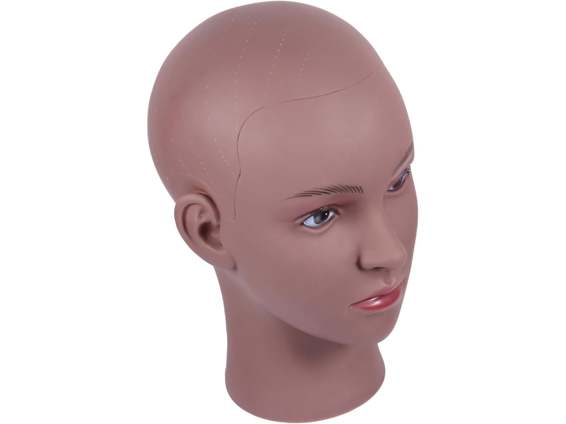 Soporte Cabeza De Mannequin Pvc Para Pelucas Sombreros Écharpes Con Fixation Table Surface Lisse ...