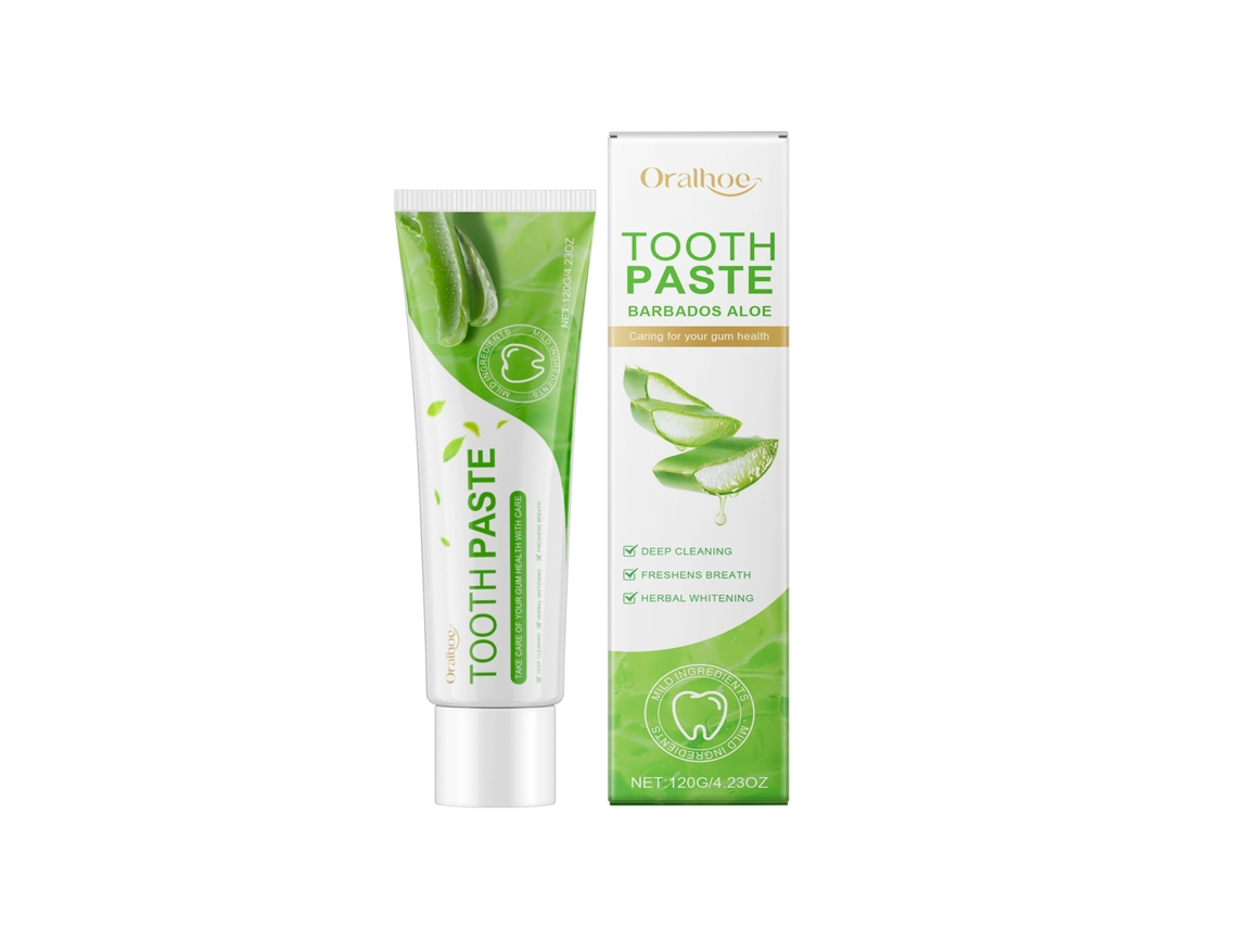 Pasta dental blanqueadora con aloe vera