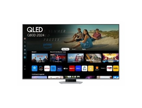 Smart TV SAMSUNG TQ85Q80D (G - Acero - 4K Ultra HD - 85")