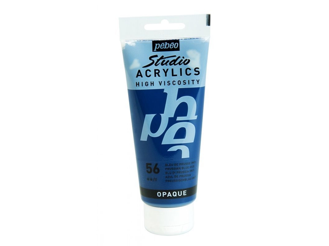Tinta Acrílica PÉBÉO (Opaca - Azul De Prusia - 100ml)
