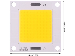 Juego De 5 Chips Led Cob De Alta Potencia (50w)