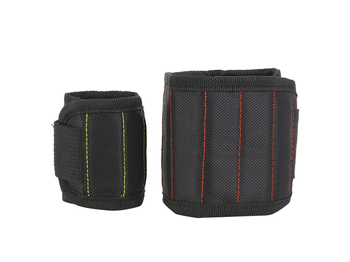Bolsa de herramientas con pulsera magnética resistente para tornillos