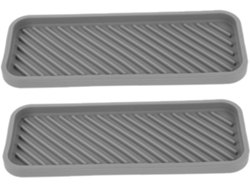 Bandejas Silicona 2 Piezas Organizador Impermeable Artículos Soporte Compacto Jabones Accesorios Fácil Limpiar