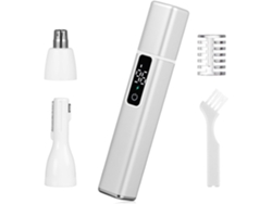 Recortadora Électrique Visage Mujer Multifunción Recargable Usb, Avec Affichage Numérique, 3