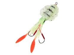 Cebo De Calamar Luminoso Con Simulación, Anzuelos Dobles Con Plomo, Carnada Blanda De Pulpo Para Pesca En Barco Marítimo Profundo Ty-09