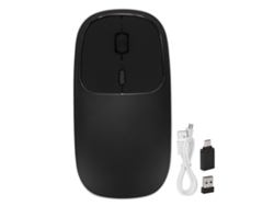 Ratón Inalámbrico Recargable De 2,4 Ghz Con Dpi Ajustable, Duradero Y Portátil Para La Oficina Y Los Viajes.