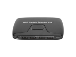 Selector De Conmutación Usb 2.0 De 4 Puertos Para Compartir Fácilmente El Ordenador.