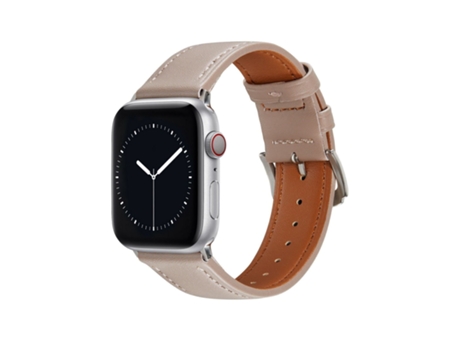 Correa de Cuero RIFF para Apple Iwatch Series 42/44/45/49 mm Beige