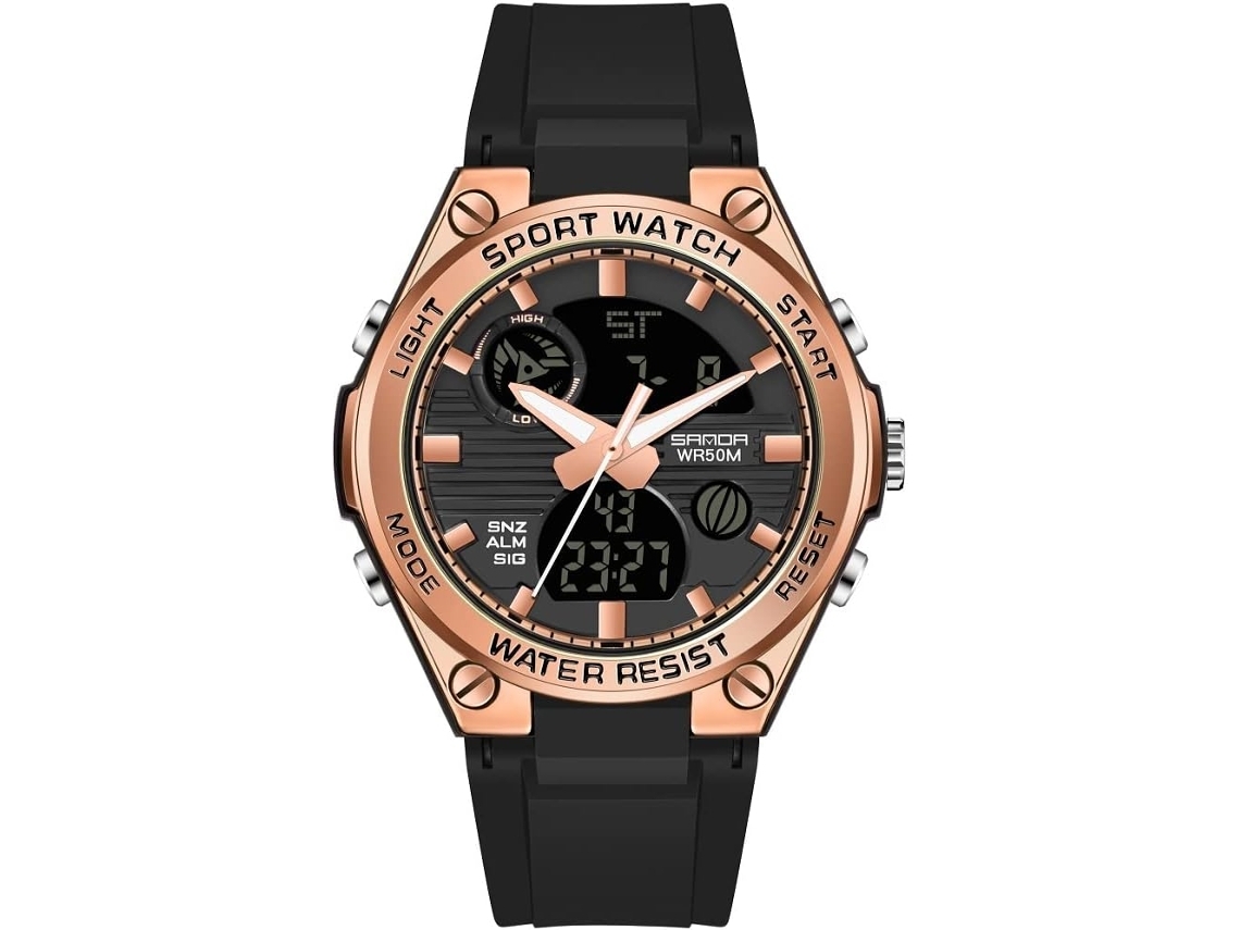 Reloj Deportivo Femenino Resistente Al Agua Cuarzo Moda Pulsera Movimiento Analógico Digital Pantalla Reloj De Pulso Para Niñas Yuysan