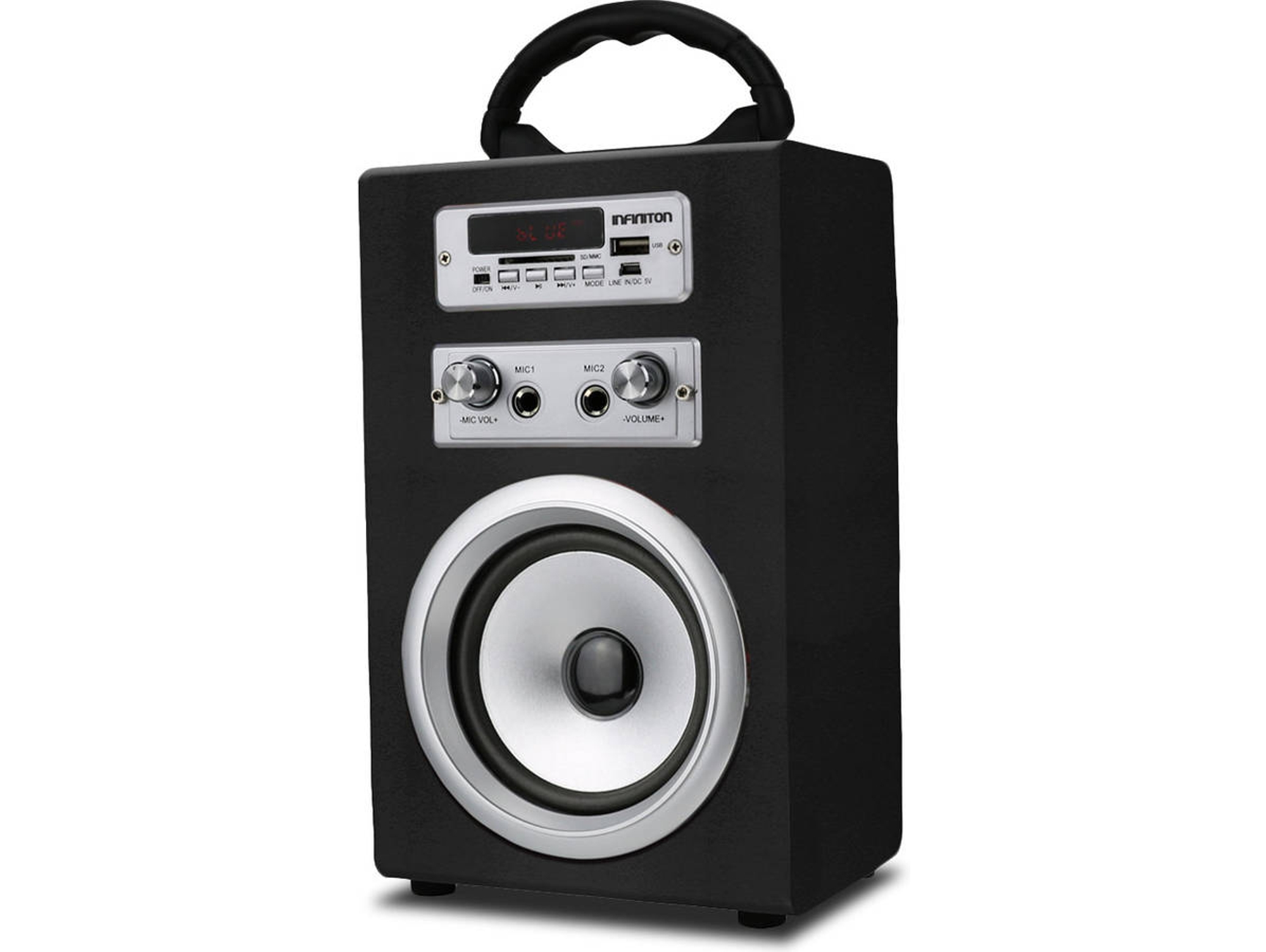 Altavoz INFINITON Karaoke K8 Negro