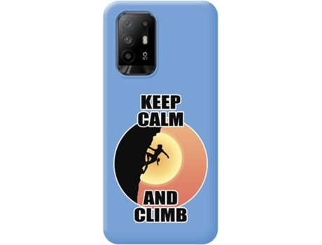 Carcasa para Oppo A94 5G TUMUNDOSMARTPHONE Silicona Líquida Dibujos Azul
