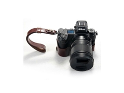 Estuche de cuero genuino para cámara Nikon Z7 con correa Facpoet