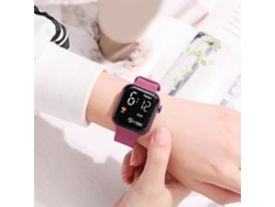 Reloj deportivo digital inteligente para mujer, reloj de pulsera electrónico digital LED. Ly Ebike