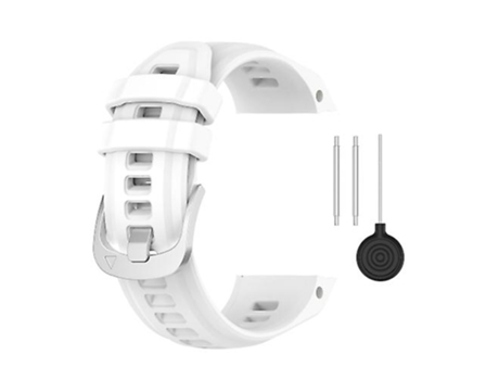 Correa para Garmin Instinct 2s 20 mm Silicona Color Sólido Banda de Reloj Blanca VENISYMLIS