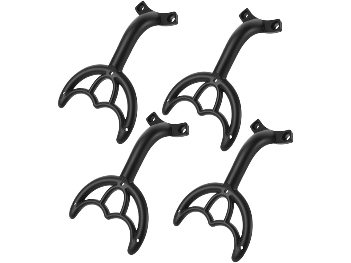 Soportes, 4 Piezas, Negro, Para Ventilador