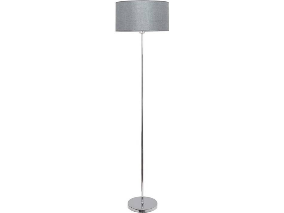 Lámpara de Pie FABRILAMP Axel (Plateado y Plateado - E27 - 60 W - Metal)