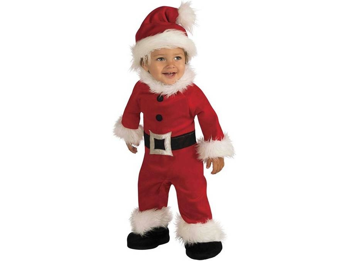 Disfraz de Bebé RUBIE'S Papá Noel de lujo (Tam: 6-12 Meses)