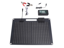 Kit de panel solar Primerox de 100 W, controlador de 100 A, cargador de batería