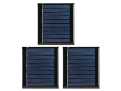 Juego De 3 Paneles Solares De 0,3 W Y 5 V Con Módulo De Silicio Policristalino Para Proyectos De Bricolaje Y Juguetes.