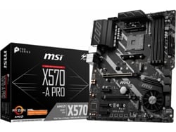 Placa Base MSI X570-A PRO (Socket Zócalo AM4 - AMD X570 - ATX)