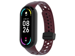 Correa para Xiaomi Smart Band 10/9/8 - Silicona - Cierre magnético negro