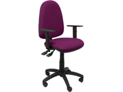 Silla de Escritorio Operativa PIQUERAS Y CRESPO Tribaldos Morado (brazos regulables - Tejido)