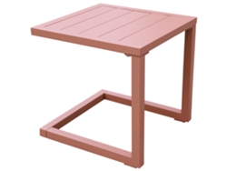 Mesa auxiliar Barbados de aluminio y terracota Happy Garden