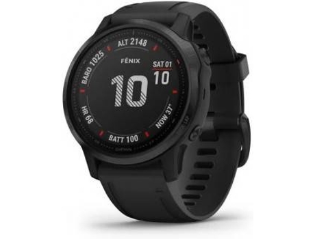 Reloj deportivo GARMIN Fenix 6S PRO (Bluetooth - Hasta 9 días de autonomía - Negro)