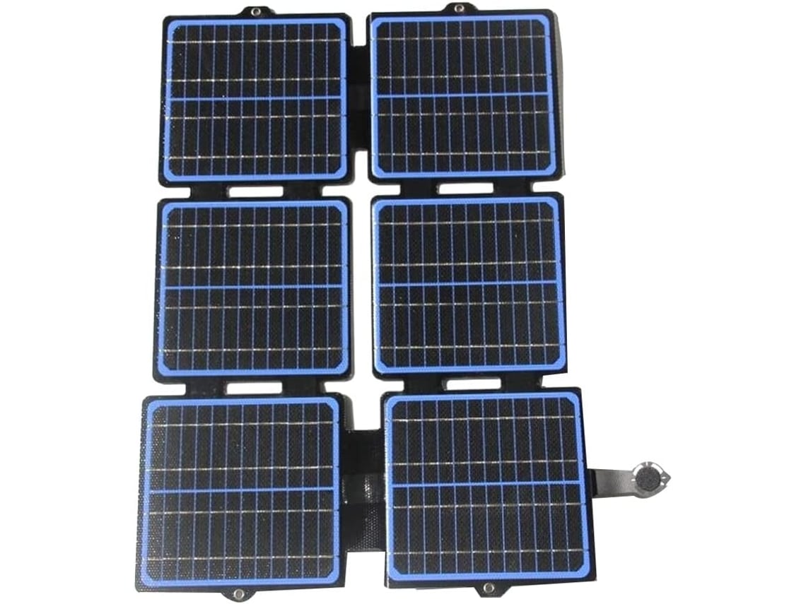 Panel Solar Plegable De 30 W, Etfe, Cargador Impermeable De 5 V/12 V, Bolsa Portátil
