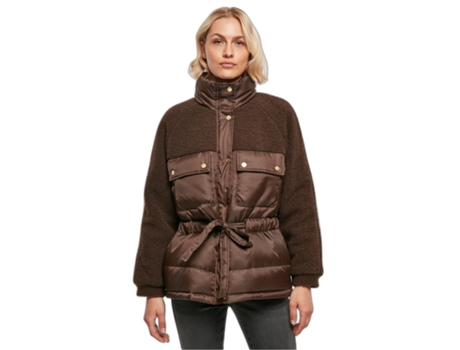 Abrigo para Mujer URBAN CLASSICS (4xl - Marrón)