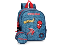 Mochila Escolar MARVEL Spiderman Denim Azul (21x25x10 cm)