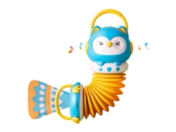 Acordeón De Juguete Con Forma De Búho Para Niños, Con Luces Musicales, Ideal Para La Educación Infantil Y Preescolar.