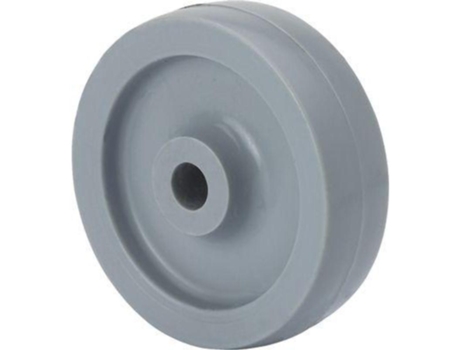 Rueda bp50-6-20 plastico gris eje liso ALEX