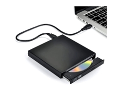 Reproductor De Dvd/cd Y Grabadora Cd-rw Externa Universal Usb 2.0 – Sin Necesidad De Controladores – Negro
