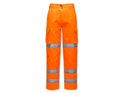 Pantalones de alta visibilidad para mujer - Calidad premium Naranja / S