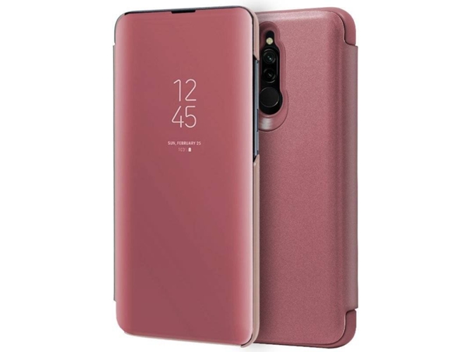 Funda Xiaomi Redmi 8, 8A COOL Clear View Rosa