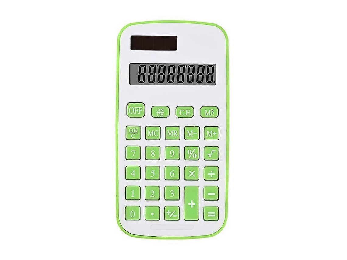Calculadora de bolsillo de energía solar económica con tarjeta de crédito Slim Everley891
