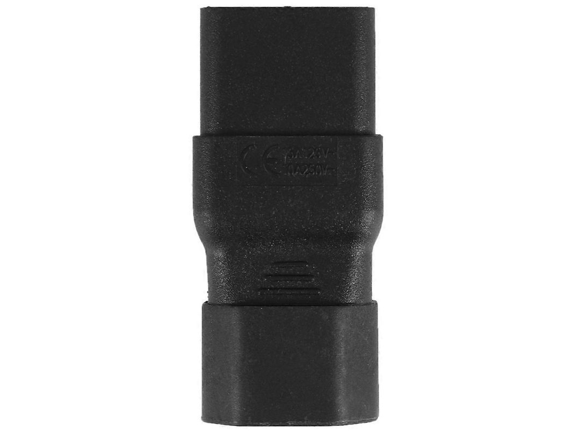 Adaptador Iec C14 Macho A C19 Hembra Para Pdu Ups 10a-16a 2500w 110v-250v Negro