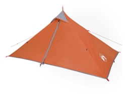 Tienda de campaña para 1 persona VIDAXL impermeable gris y naranja