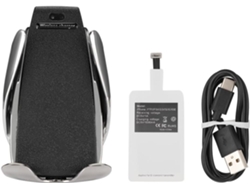 Cargador Automático Con Cable Para Smartphones Con Detección Infrarroja Y Función De Rotación.