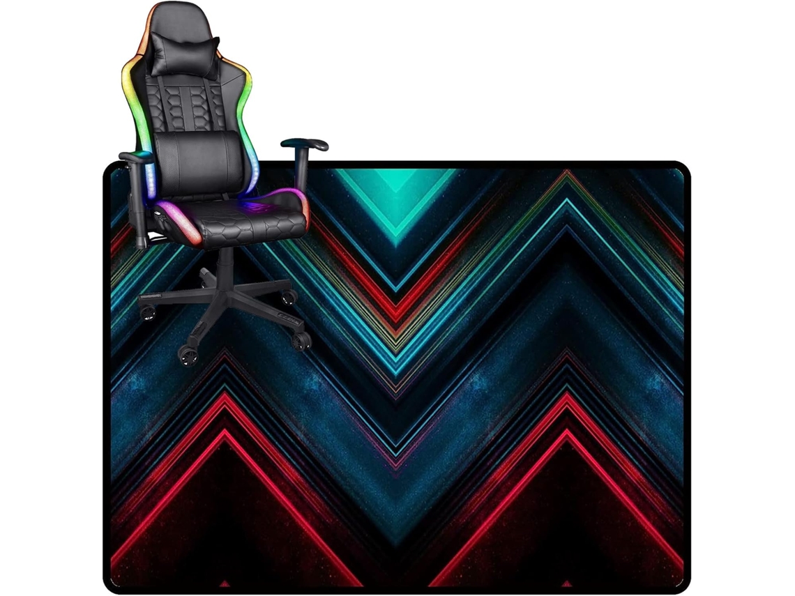 Tapete Protetor Piso Gamer Escritório Antiderrapante Madeira Rígido, Cadeiras Escritório. Pisos