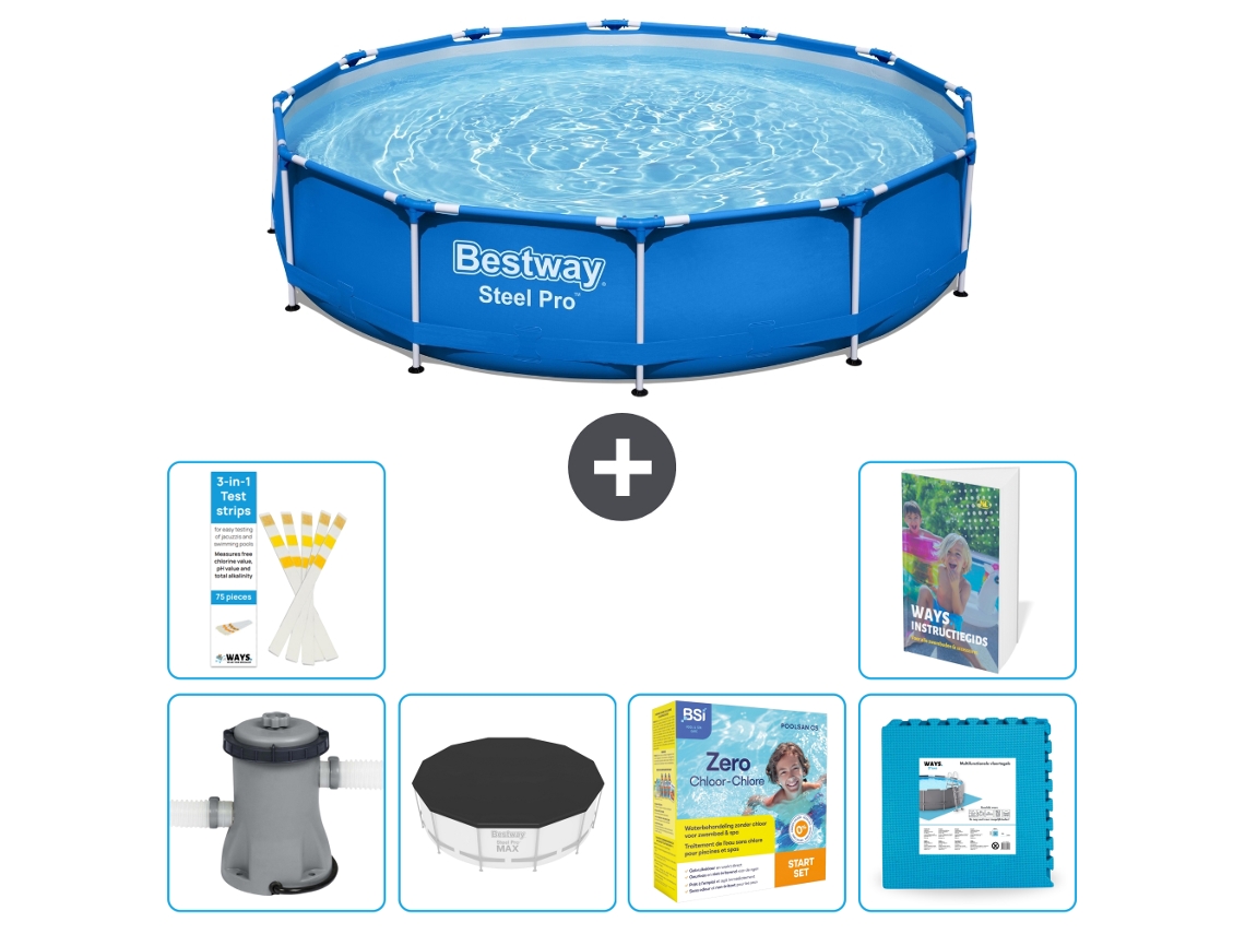 Bestway Piscina Bestway Steel Pro Redonda - 366x76 Cm - 7-peças S276