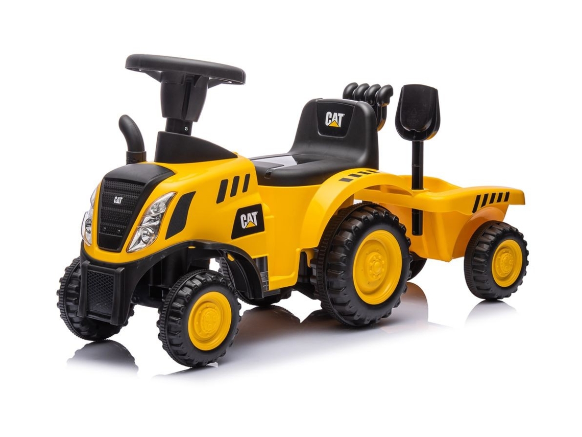 Correpasillos CAT TRACTOR con remolque hasta 25 kg de CHIPOLINO