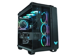 Escritorio para juegos Epical Q Tuf Castle Titan VII con AMD Ryzen 9 9950x3D, 64 GB, SSD de 4 TB y 2 TB NVME, RTX 5090, Windows 11 Pro
