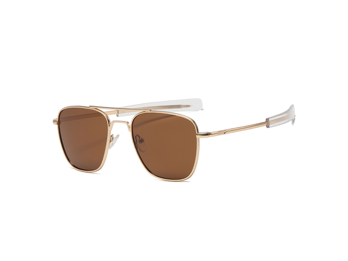 Óculos Chrui De Sol Aviador Quadrados Polarizados Para Homens (09)