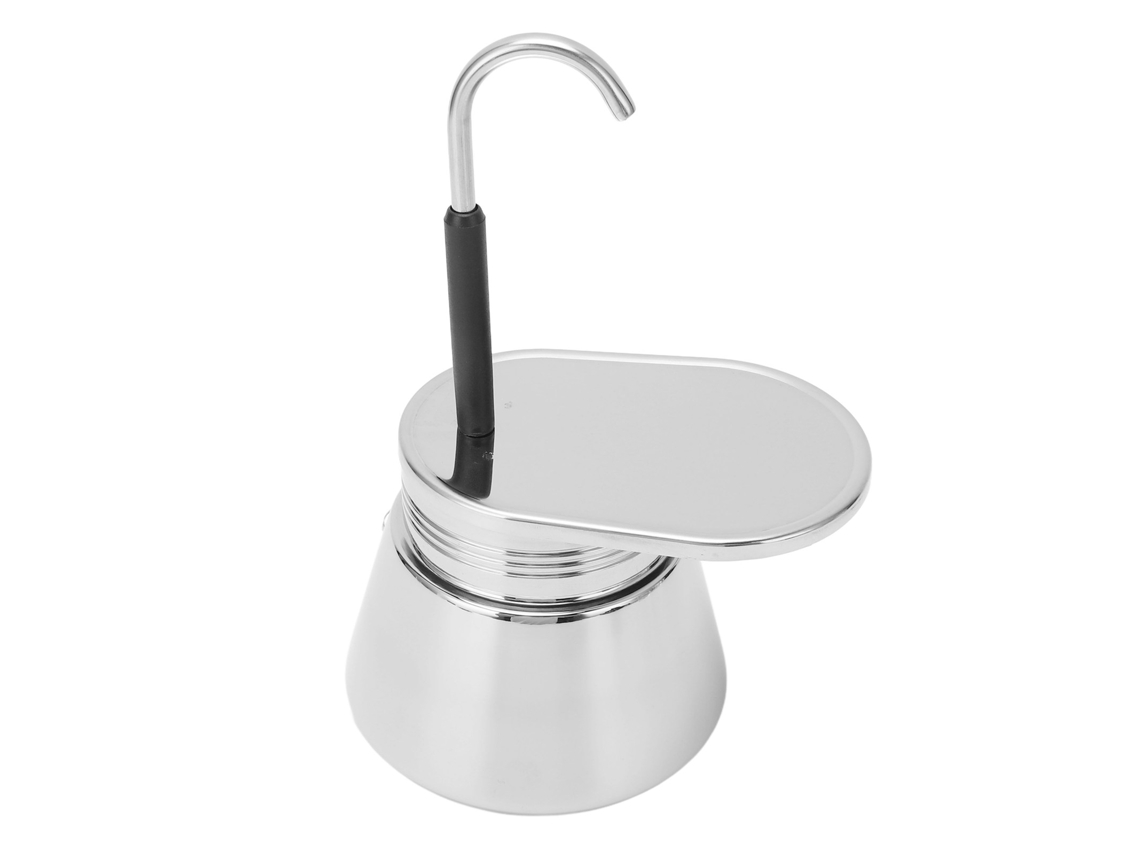 Cafetera de acero inoxidable para moca con un pico, 50 ml, ideal para el hogar y la oficina