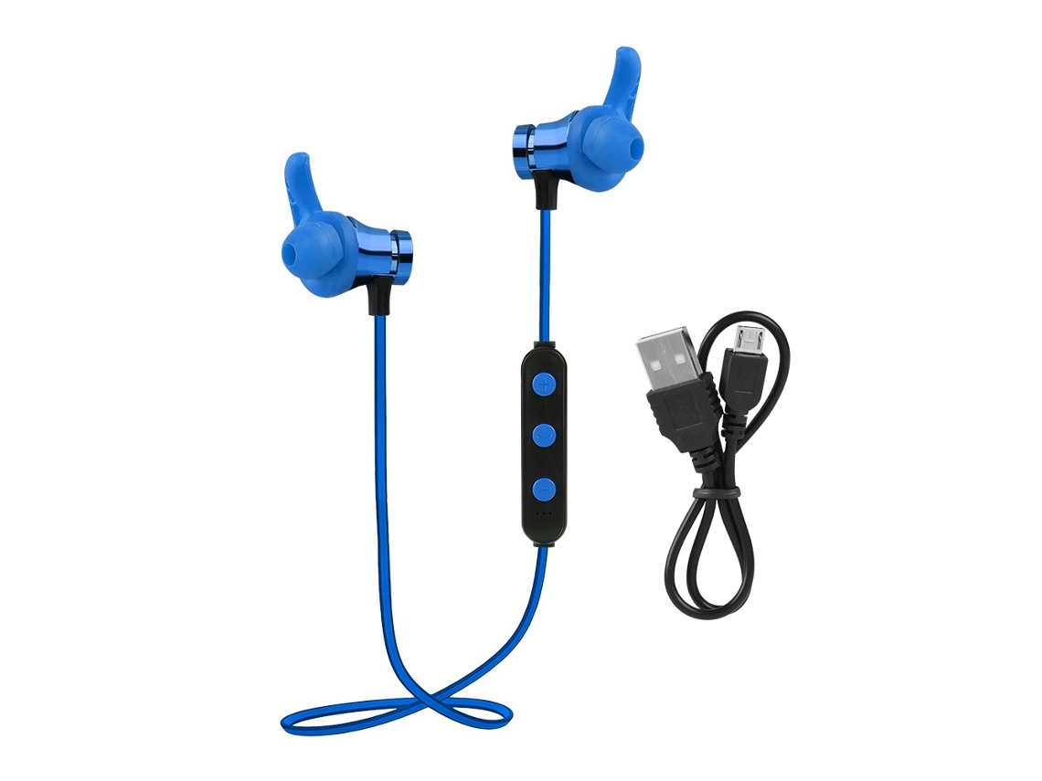 Auriculares Deportivos In-ear Inalámbricos Bluetooth 4.2 Con Tarjeta Tf Azul Auricular Ip5