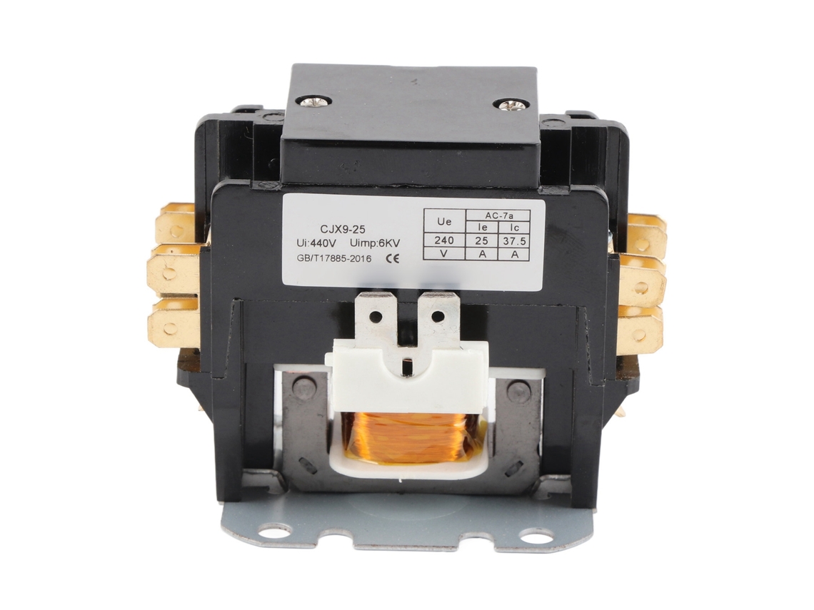 Contactor De Ca Cjx9 25 2p 25a Con Contactos De Plata Para Aire Acondicionado De 240v