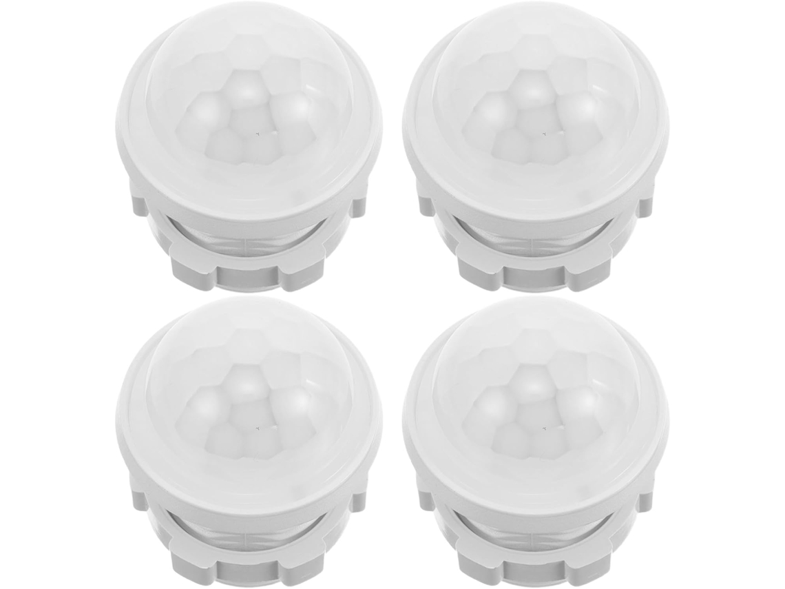 Paquete De 4 Fundas Protectoras Blancas Para Sensor De Cuerpo Humano, Carcasa